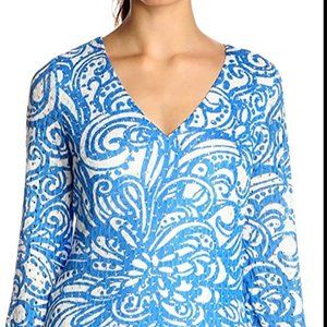 LILLY Pulitzer  Resort  Current Crochet Tunic- L
